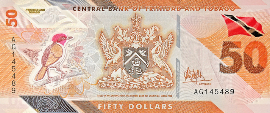 (080) ** PN64 Trinidad & Tobago 50 Dollars Year 2020